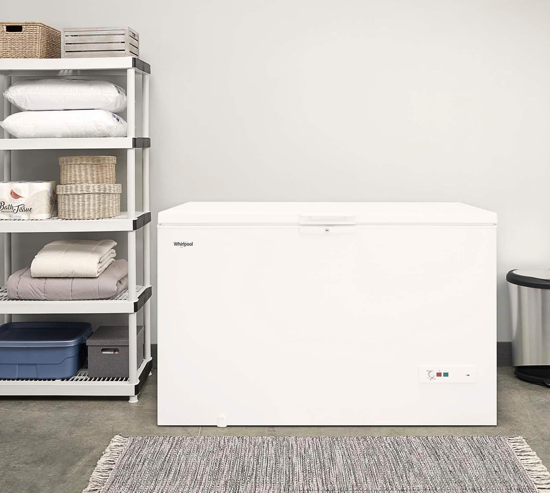 Alt View 22. Whirlpool - 16 Cu. Ft. Chest Freezer with Basket - White.