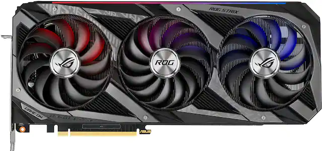 Front. ASUS - NVIDIA GeForce RTX 3080 V2 10GB GDDR6X PCI Express 4.0 Strix Graphics Card.