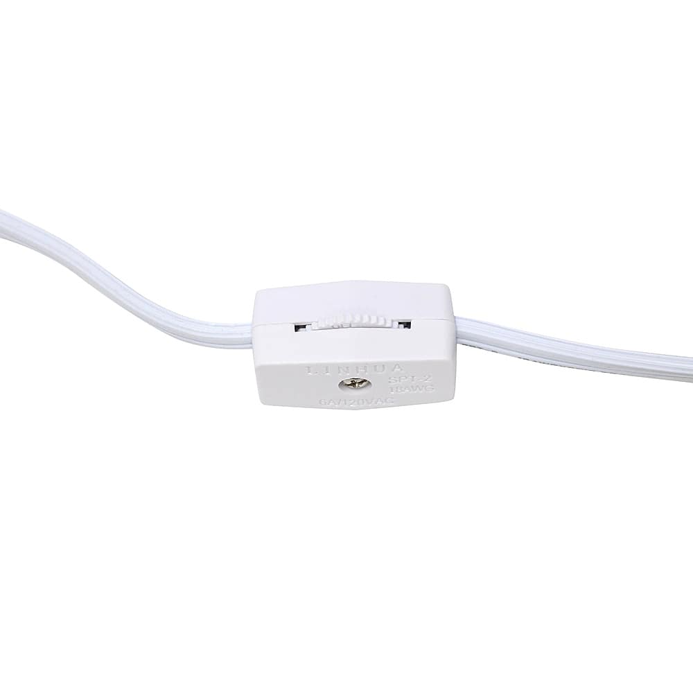 Alt View 16. Simple Designs - Petite Marbled Ceramic Table Lamp with Fabric Shade - Black base/Black shade.