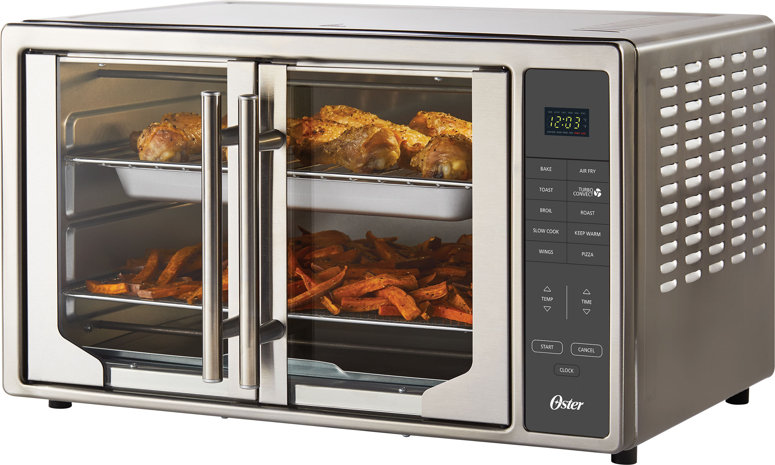  Oster Toaster Oven, 7-in-1 Countertop Toaster Oven