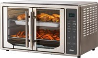 The Oster Extra-Large French Door Air Fry Countertop Toaster Oven is a  multi-fun