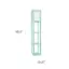 Left. Simple Designs - Floor Lamp Etagere Organizer Storage Shelf w 2 USB Charging Ports, 1 Charging Outlet & Linen Shade - Aqua.