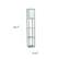 Left. Simple Designs - Floor Lamp Etagere Organizer Storage Shelf w 2 USB Charging Ports, 1 Charging Outlet & Linen Shade - Gray.