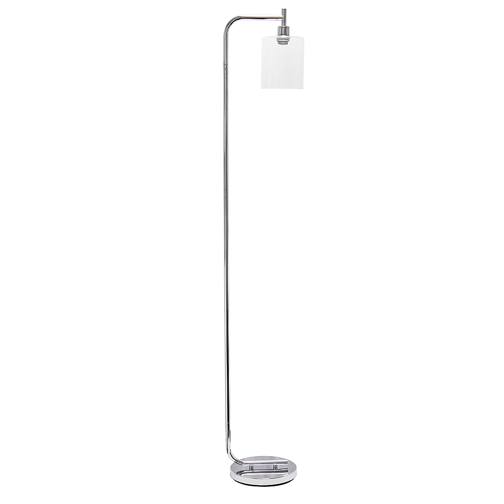 Elegant Designs 1 Light Torchiere Floor Lamp with Marbleized White Glass  Shade White LF2001-WHT - Best Buy