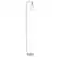 Alt View 13. Simple Designs - Modern Iron Lantern Floor Lamp with Glass Shade - Chrome.
