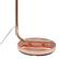 Alt View 16. Simple Designs - Modern Iron Lantern Floor Lamp with Glass Shade - Rose Gold.