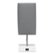 Alt View Zoom 14. Simple Designs - Petite White Stick Lamp with USB Charging Port and Fabric Shade - White base/Gray shade.