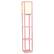 Front Zoom. Simple Designs - Floor Lamp Etagere Organizer Storage Shelf w 2 USB Charging Ports, 1 Charging Outlet & Linen Shade - Light Pink.