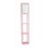 Alt View Zoom 17. Simple Designs - Floor Lamp Etagere Organizer Storage Shelf w 2 USB Charging Ports, 1 Charging Outlet & Linen Shade - Light Pink.