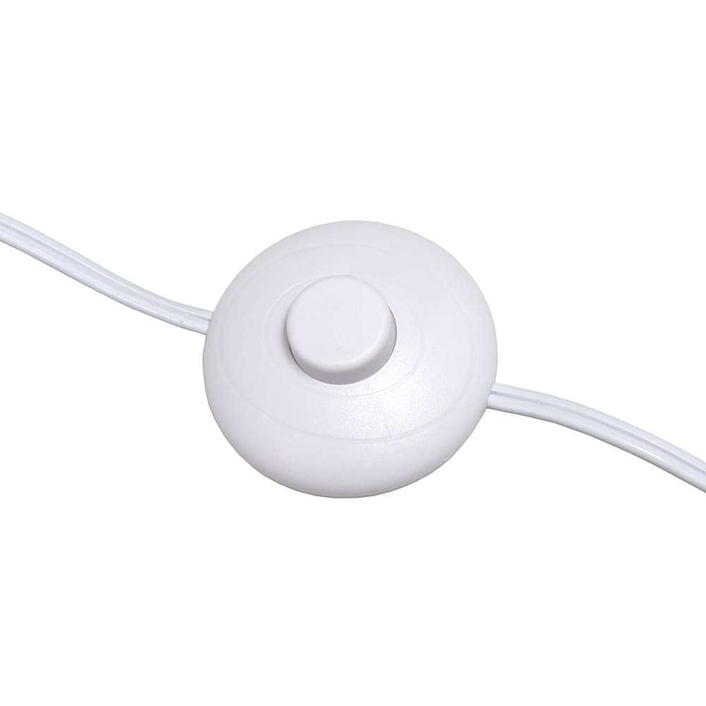 Alt View Zoom 16. Simple Designs - Modern Iron Lantern Floor Lamp with Glass Shade - White.