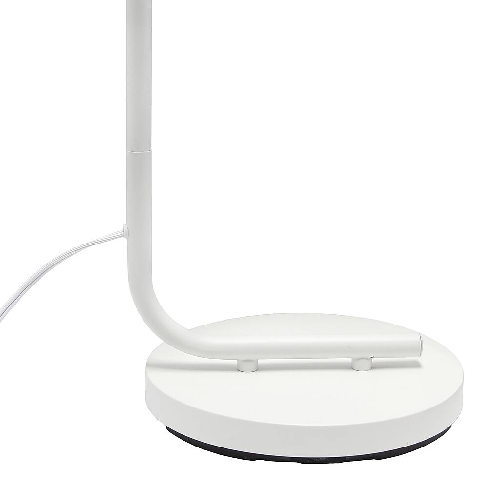 Alt View Zoom 17. Simple Designs - Modern Iron Lantern Floor Lamp with Glass Shade - White.