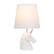 Front. Simple Designs - Sparkling Pink and White Unicorn Table Lamp - Pink.