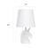 Left. Simple Designs - Sparkling Pink and White Unicorn Table Lamp - Pink.