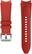 Alt View 13. Samsung - Hybrid Watch Band for Galaxy Watch4, Galaxy Watch4 Classic, Galaxy Watch5 and Galaxy Watch5 Pro S/M - Red.