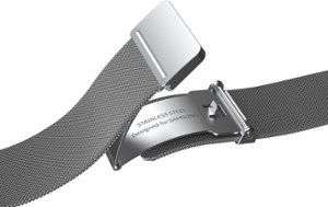 Samsung - Milanese Watch Band for Galaxy Watch4, Galaxy Watch4 Classic, Galaxy Watch5 and Galaxy Watch5 Pro S/M - Silver - Alt_View_Zoom_11