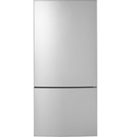 GE Profile Series 23.4 Cu. Ft. Counter-Depth Side-by-Side Refrigerator with  Thru-the-Door Ice and Water Stainless steel PZS23KSESS - Best Buy