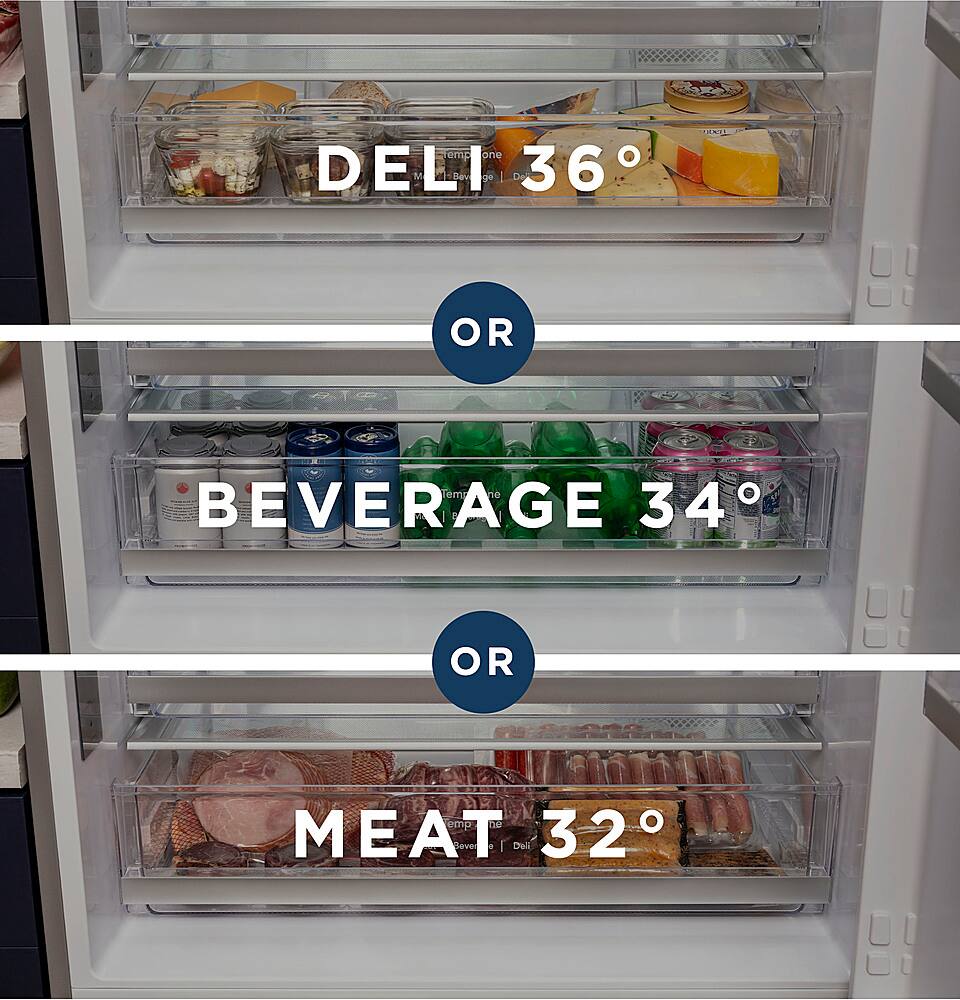 Alt View 16. GE - ® ENERGY STAR® 17.7 Cu. Ft. Bottom-Freezer Refrigerator - Stainless Steel.