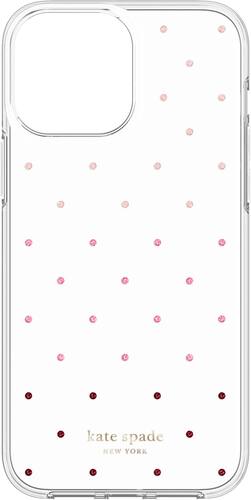 Kate Spade Iphone 6.7 Ombré Pin Dot Pink/Clear