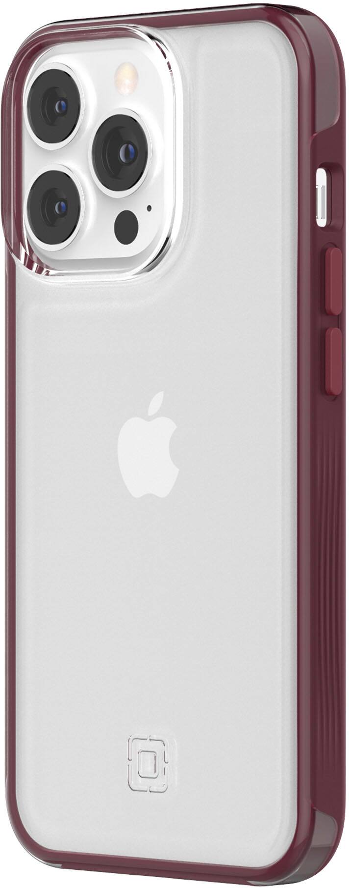 Angle. Incipio - Organicore Clear Case for iPhone 13 Pro - Berry Rosewood.