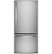 Front Zoom. GE - 21.0 Cu. Ft. Bottom-Freezer Refrigerator - Fingerprint resistant stainless steel.
