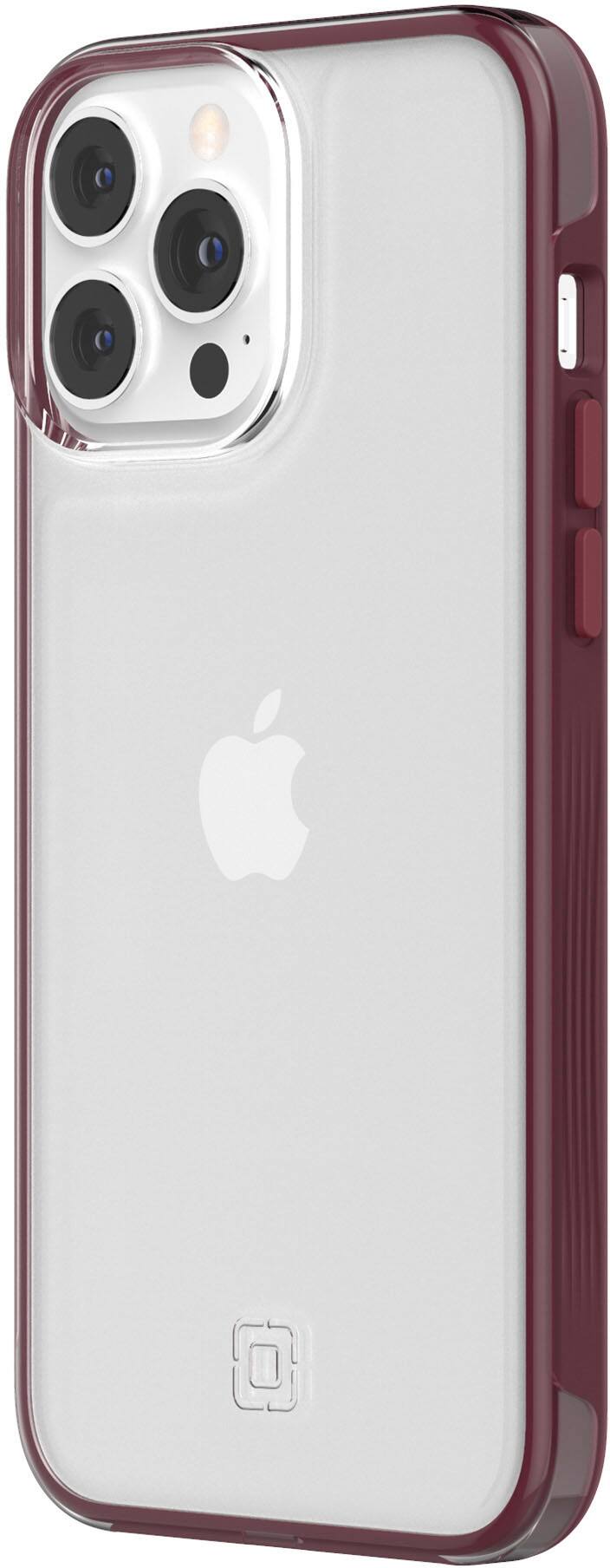 Angle. Incipio - Organicore Clear Case for iPhone 13 Pro Max - Berry Rosewood.