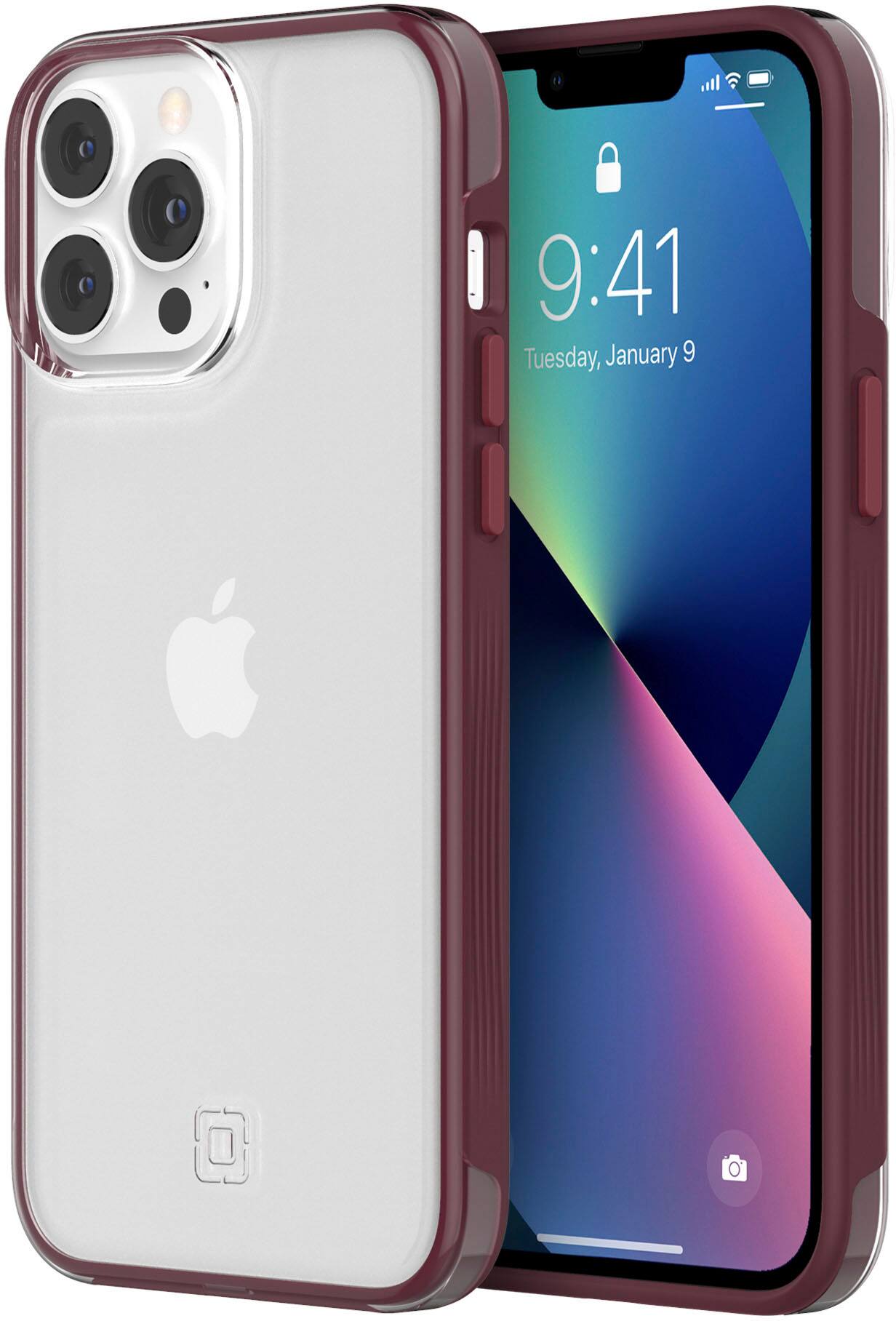 Alt View 11. Incipio - Organicore Clear Case for iPhone 13 Pro Max - Berry Rosewood.