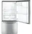 Alt View 12. GE - 24.8 Cu. Ft. Bottom-Freezer Refrigerator - Stainless Steel.