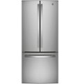 Front Zoom. GE - 20.8 Cu. Ft. French Door Refrigerator - Stainless steel.