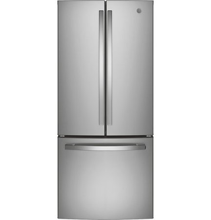 GE - 20.8 Cu. Ft. French Door Refrigerator - Stainless Steel