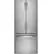 Front. GE - 20.8 Cu. Ft. French Door Refrigerator - Stainless Steel.