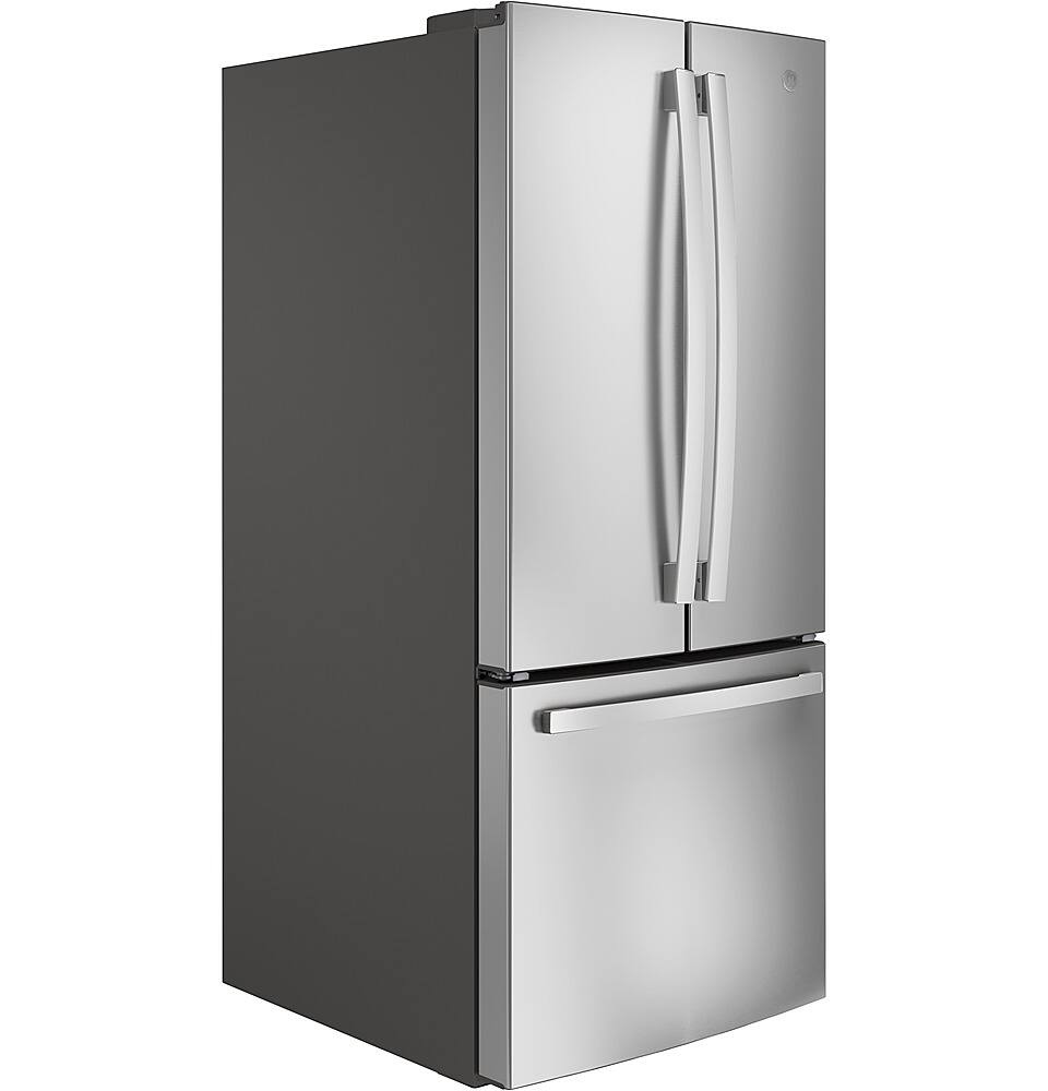 Alt View 13. GE - 20.8 Cu. Ft. French Door Refrigerator - Stainless Steel.