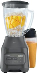 Oster - 2-in-1 Blender System with Blend-n-Go Cup - Gray - Front_Zoom