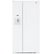 Front Zoom. GE - 23.2 Cu. Ft. Side-by-Side Refrigerator with External Ice & Water Dispenser - High gloss white.