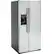 Angle. GE - 23.2 Cu. Ft. Side-by-Side Refrigerator with External Ice & Water Dispenser - Stainless Steel.