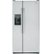 Front Zoom. GE - 23.2 Cu. Ft. Side-by-Side Refrigerator with External Ice & Water Dispenser - Stainless steel.