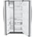Alt View Zoom 12. GE - 23.0 Cu. Ft. Side-by-Side Refrigerator with Thru-the-Door Ice and Water - Stainless steel.