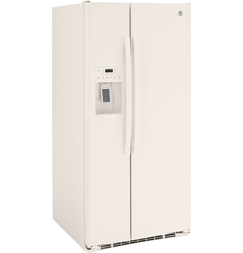 Best Buy: GE 23.0 Cu. Ft. Side-by-Side Refrigerator with External Ice ...