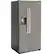 Angle. GE - 23.0 Cu. Ft. Side-by-Side Refrigerator with External Ice & Water Dispenser - Slate.