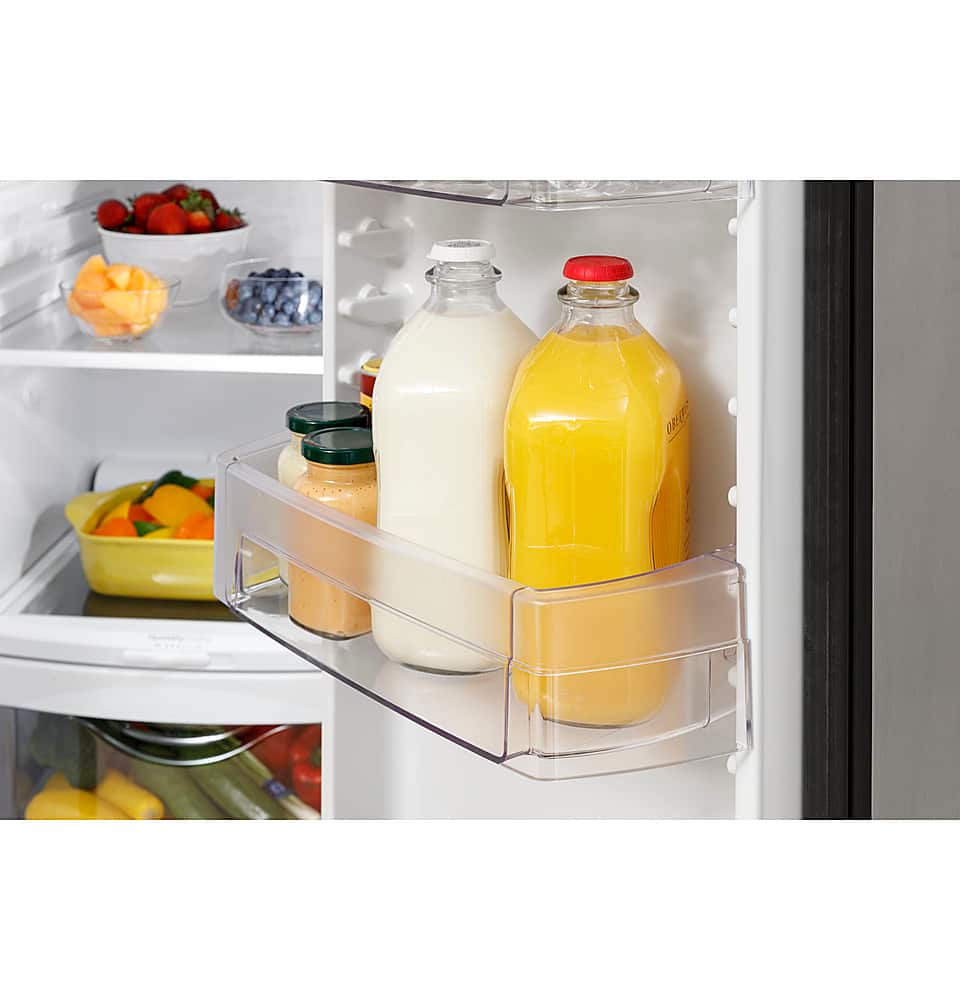 GE 23.0 Cu. Ft. Side-by-Side Refrigerator with External Ice 