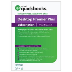 QuickBooks - Desktop Premier Plus 2022 (1 User) (1-Year Subscription) - Windows - Front_Zoom