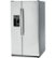 Left Zoom. GE - 25.3 Cu. Ft. Side-by-Side Refrigerator with External Ice & Water Dispenser - Stainless steel.