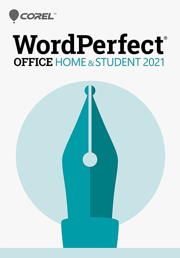 Front. Corel - WordPerfect Home & Student 2021 (1-User).