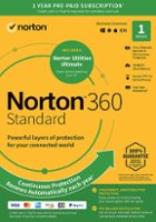 360 Standard with Norton Utilities Ultimate (1-Device) (1-Year Subscription with Auto Renewal) - Android, Mac OS, Windows, Apple iOS - Front_Zoom