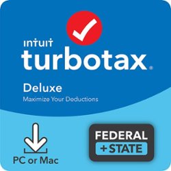 TurboTax - Deluxe 2021 Federal + E-File & State for Windows [Digital] - Front_Zoom