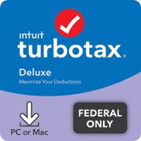 TurboTax - Deluxe 2021 Federal Only + E-File - Windows, Mac OS [Digital] - Front_Zoom