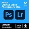 Adobe - Creative Cloud Photography Plan 20GB (1-Year Subscription) - Mac OS, Windows [Digital]