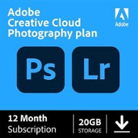 Adobe - Creative Cloud Photography Plan 20GB (1-Year Subscription) - Mac OS, Windows [Digital] - Front_Zoom