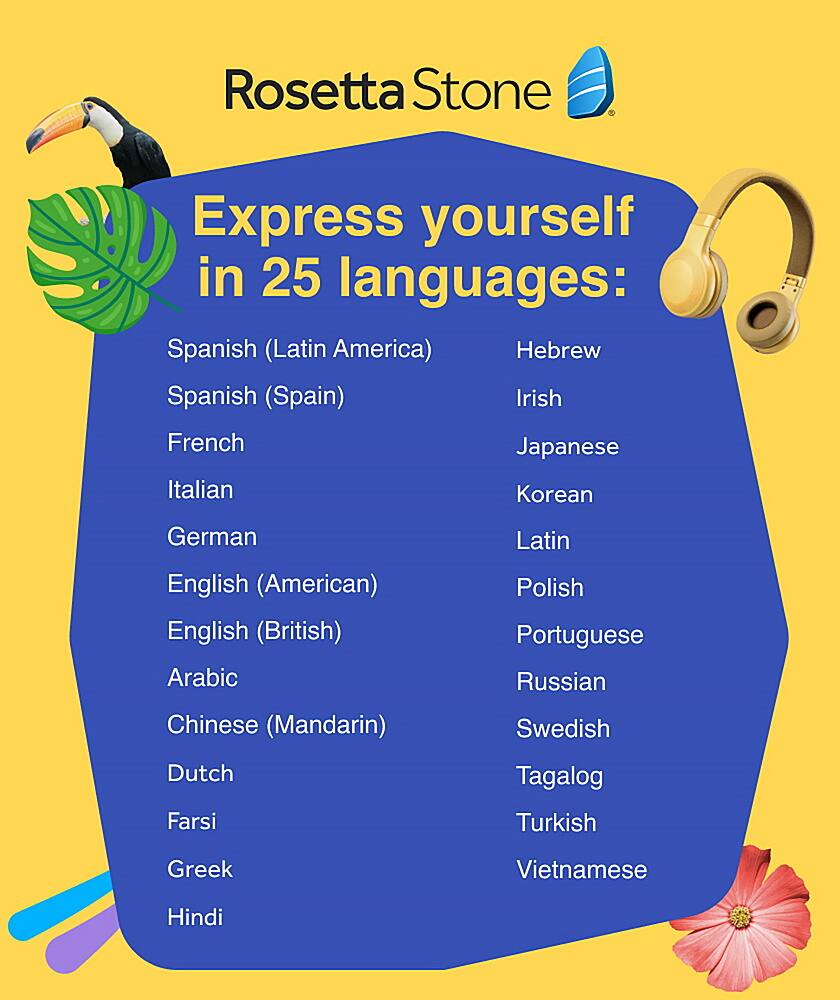 Alt View 11. Rosetta Stone - Learn ONE of 24+ Languages with 12 Month Access - Android, Mac, Windows, iOS.