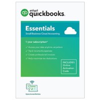 QuickBooks - Online Essentials 2022 (1 User) (1-Year Subscription) - Android, Apple iOS, Mac OS, Windows [Digital] - Front_Zoom