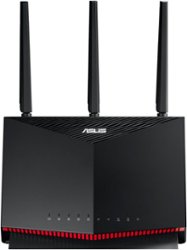 ASUS - RT-AX86S AX5700 Dual-Band Wi-Fi 6 Gaming Router - Front_Zoom